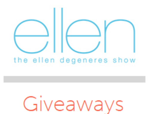 Enter Ellen DeGeneres Show Daily Giveaways