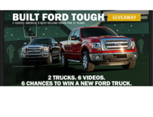 Enter 2014 Built Ford Tough Giveaway Sweepstakes